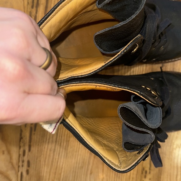 Rag’n’Bone officer black boots men’s 12 - Picture 5 of 7